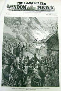 Burning the houses of evicted tenan