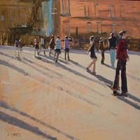 Walking Near The Spanish Arch