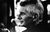 Samuel Beckett photographed in Lond