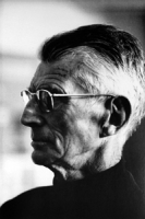 Samuel Beckett photographed at Rive