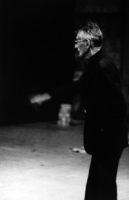 Samuel Beckett photographed at Rive