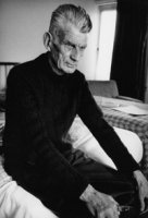 Samuel Beckett photographed in Room