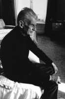 Samuel Beckett photographed in Room