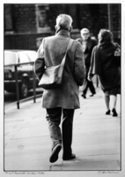 Samuel Beckett after days rehearsal