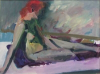 Model with Red hair