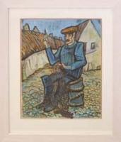 Net Mender at Claddagh