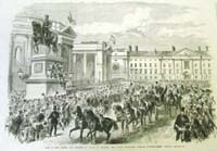 The Royal Procession Passing Colleg