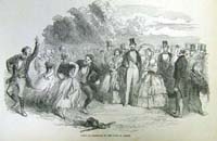 Dance of peasantry on the lawn at C