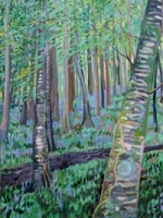 Wood with Bluebells, near Muckross