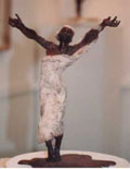 African Figure With Arms Raised - Selma McCormack