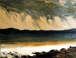 Hailstorm over Cashel Bay (Fleeting Impression) - Rosemary Carr