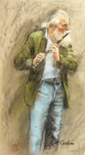 Standing Flute Player - Máire Creaven