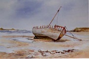 Shipwreck at Bunbeg - Margaret Watson