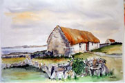 Deserted Aran Cottage - Margaret Watson