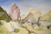 Mountain Crags, Majorca - Joan Webb