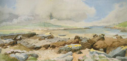 Rain Clouds over Omey - Joan Webb