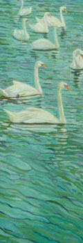 Claddagh Swans II - Vicki Crowley