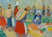 Market at Chinchero - Vicki Crowley