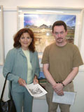 Artist Vicki Crowley & Arts Festival Director John Crumlish