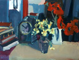 Bright Flowers & Clock - Brian Ballard
