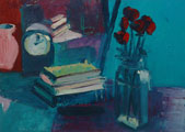 Roses, Clock & Books - Brian Ballard