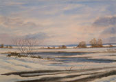 Bog Road In Winter - James Flack