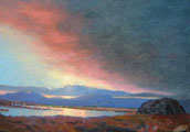 Red Sky Near Clifden - Paul Guilfoyle