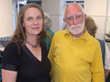 Ceramic artists Katherine West and John ffrench
