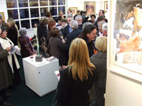 Opening Night of the Back Lane Painters Exhibition