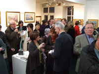 Opening Night of the Back Lane Painters Exhibition