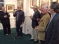 Opening Night of the Back Lane Painters Exhibition