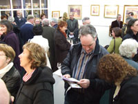 Opening Night of the Back Lane Painters Exhibition