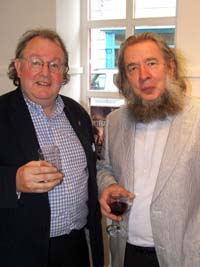 Galway City Arts Officer James Harrold and sculptor Colm Brennan