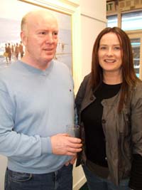 Artist John Morris & Imelda McGovern