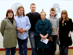 Bernie McGonagle, John Butler, Alan Deering, Maura Deering, Shane Butler and Sarah Butler