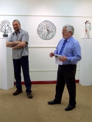 Tom Kenny officially opens the exhibition