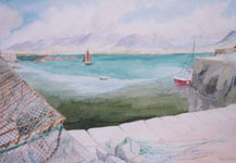 Old Lobster Pots, Roundstone by Joan Webb