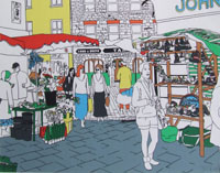 Galway Market by Frank Kiely