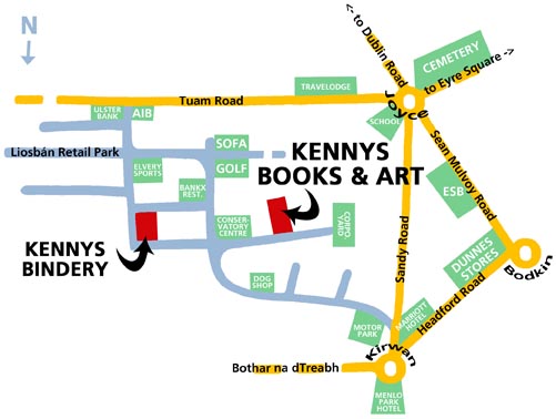 Kennys Books, Liosbaun, Galway