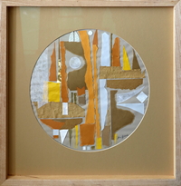 Circle Collage (Brown)