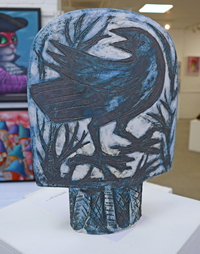 Totem Tree with Crow