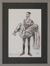 Man With Dead Nephew, Deir Al-Balah