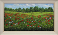 Poppy Field with Trees (5/15)