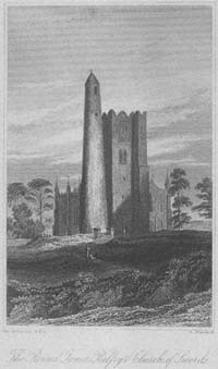 The Round Tower, Belfry, & Church,