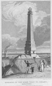 Memorial of the King's visit to Ire