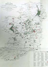 IRELAND, map of, to accompany the E