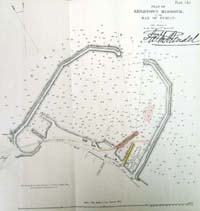 KINGSTOWN HARBOUR, plan of, in the