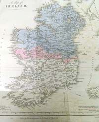 IRELAND, a map of, for the determin