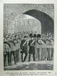 The execution in Dublin: Military p