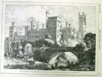 View of Lismore castle, Ireland, as